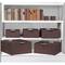 Sorbus 7-Piece Stackable Tote Basket Set with Handles